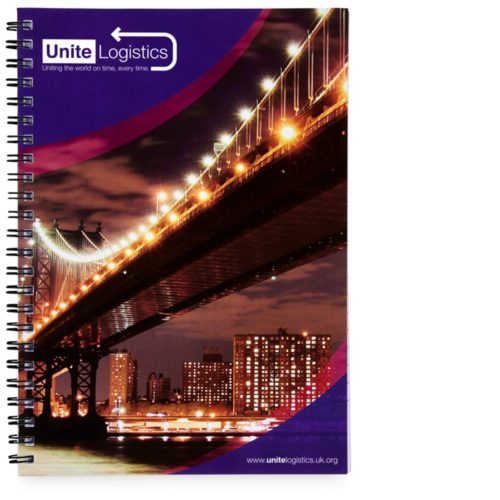 Image the Card Cover Promotional Wiro Notebook from The Notebook Warehouse