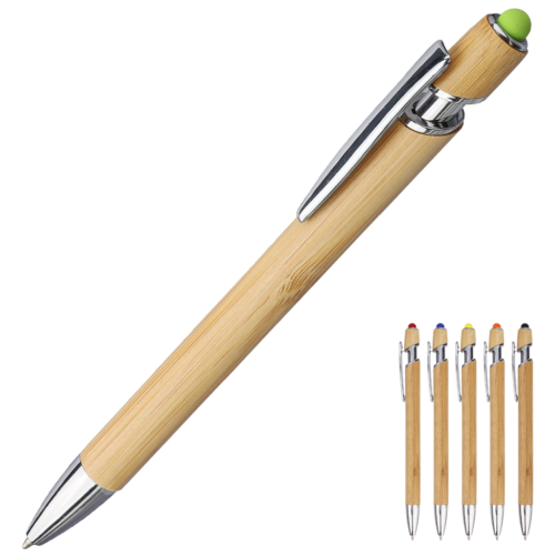 Image showing the Group Colours of the Bamboo Promotional Stylus Pen from The Notebook Warehouse