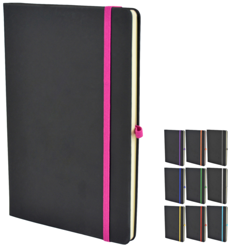 Image showing the A5 Contrast Promotional Notebooks available from The Notebook Warehouse, the UK's most trusted supplier of branded notebooks and promotional pens