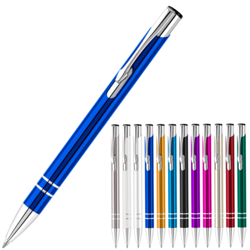Image showing the Group Colours for the Electra Recycled Aluminium Promotional Pen From The Notebook Warehouse.