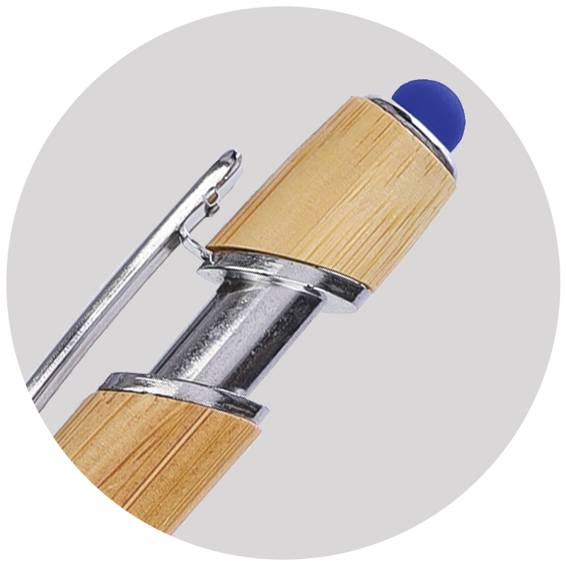 Features Coloured Stylus Image showing the Coloured Stylus on the Bamboo Promotional Stylus Pen from The Notebook Warehouse