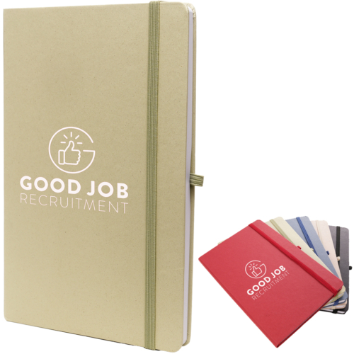 Fruit Paper Branded Notebooks from The Notebook Warehouse. An amazing eco promotional gift.