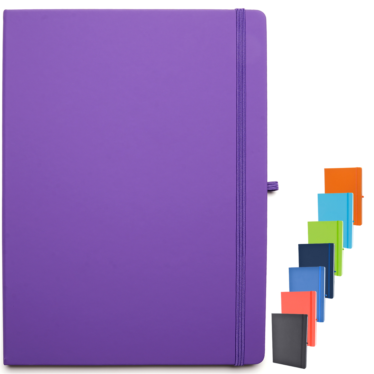 Image showing the A4 Promotional Notebooks available from The Notebook Warehouse. Available in 8 colours.