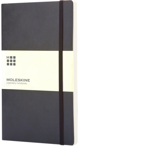 Image showing the Moleskine Soft Cover Large Plain Notebook from The Notebook Warehouse