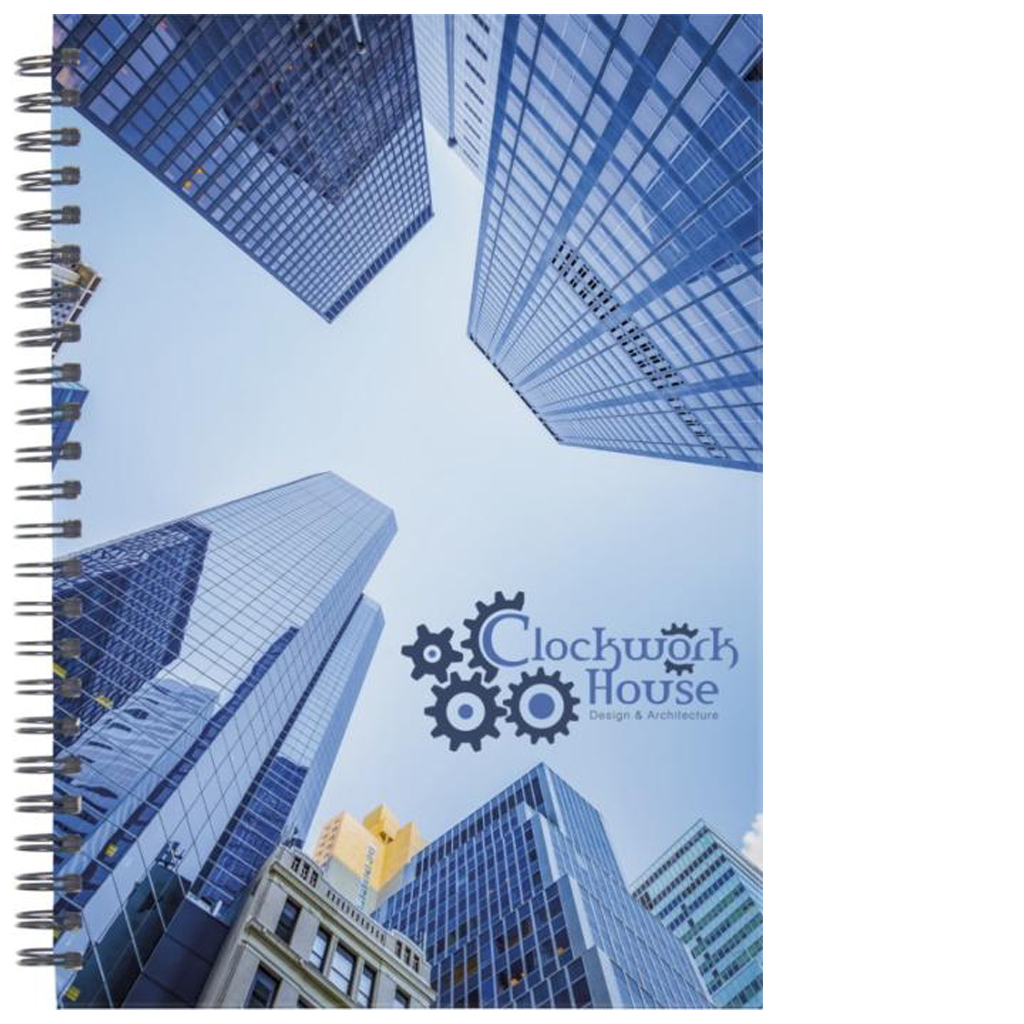 Image showing a Hardback Promotional Wiro Notebook from The Notebook Warehouse
