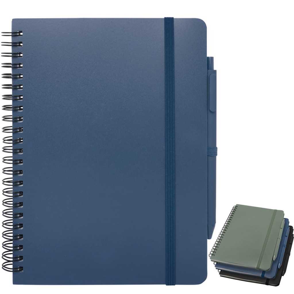 Image showing the Thalaasa Ocean Bound Eco Promotional Wiro Notebook collection from The Notebook Warehouse