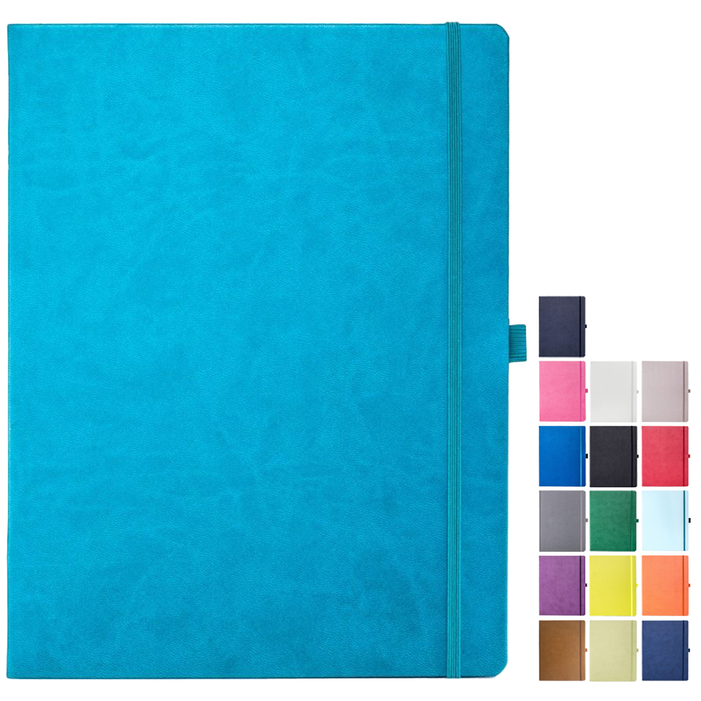 Image showing the range available in the Castelli Tucson branded notebooks from The Notebook Warehouse