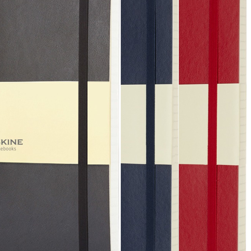Image showing the Elastic Strap on the Moleskine Soft Cover Large Notebook from The Notebook Warehouse